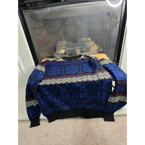 Obermeyer Other - Vintage Obermeyer Juneau Sweater Mens L Fair Isle Ski Nordic Wool Acrylic Blend
